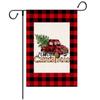 Decoração de Natal temu Bandeira de Jardim Dupla Face Linho Impressão Decoração Ao Ar Livre Bandeira do Pátio Bandeira de Jardim Impressa