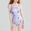 Dropshipping 2026 Nuevo Modelo Traje de Baño de Competición de una Pieza para Mujer Ropa de Baño Profesional para Entrenamiento para Piscina y Aguas Termales
