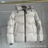 Jaqueta de plumas de ganso para comércio exterior transfronteiriço 2252 para homens e mulheres, estilo casal, casaco quente puffer brilhante com capuz de inverno