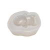 Molde de pellizco de muñeco de dibujos animados DIY Vela de aromaterapia Yeso Horneado de pan Silicona de grado alimenticio