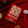 Bolsa de Sobre Rojo Wannianfeng Mini Pequeña de Un Yuan Paquete Rojo Sellado Suministros de Boda Oro
