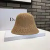 Sombrero de Pescador Tejido Hueco de Estilo Nuevo de Verano para Mujer, Sombrero de Protección Solar Estilo Coreano, Transpirable y Versátil