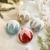 Bola de Navidad transfronteriza, bola de burbuja creativa, bola de decoración para árbol de Navidad, accesorios colgantes, vestido de atmósfera navideña, bola colgante redonda