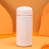 Taza termo mini portátil, compacta y de bolsillo, adecuada para mujeres, hombres, damas y estudiantes, taza termo portátil, linda y simple