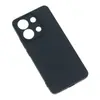 Capa de TPU Preto Fosco Apenas para Redmi Note 13 4G, Capa com Para-choque à Prova de Choque Anti-Impressão Digital para Xiaomi Redmi Note 13 4G