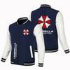 Nueva Chaqueta Deportiva para Hombre Estándar de Coche de Primavera y Otoño Guapo Combinable Comercio Exterior Transfronterizo Talla Grande Cierre de Cremallera Chaqueta para Hombre