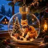 Enfeites Amazon Novo Design Portátil Animal Natal Bola de Cristal