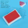 Almofada de Carimbo Infantil Tinta para Pintura a Dedo DIY Kit de Tintas Brinquedo Papelaria Atacado Embalagem Plástica Ecológica Carimbos Coloridos