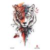 Nuevo Sticker de Tatuaje Impermeable Tatuaje Tótem Americano Sticker de Tatuaje Astronauta Lobo Tigre Muerte Impermeable A Prueba de Sudor