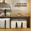Bolsa Tote Grande de PP Tecido, Bolsa Transparente para Mudança, Saco para Armazenamento de Colchas e Roupas, Caixa Organizadora Tecida à Prova de Umidade Fábrica