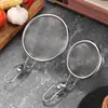 ¡Guau! Colador para Olla Caliente de Acero Inoxidable 304, Colador de Fideos para Colgar en el Borde de la Cocina, Cesta Coladora para Freír