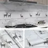 Pegatina de Pared Autoadhesiva de Dibujos Animados Pegatina a Prueba de Aceite para Cocina Papel Tapiz de Azulejos Impermeable para Baño Estufa Resistente a Altas Temperaturas Calcomanía de Renovación