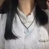 Collar de Luna de Hada Lindo de Nicho Estilo Tiktok Colgante de Luna Creciente para Mejor Amiga Cadena para Clavícula Regalo para Mujeres