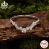 Anillo Individual Aiful S925 Plata de Ley Brillante Forma de V Estrella Fugaz Moissanita, Joyería Versátil de Lujo Ligero para el Día a Día