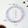 Pulseira de Prata 925 com Pedras Naturais de Ametista para Mulheres Moda High-End Pulseira de Abóbora com Pérolas de Água Doce Joias Atacado