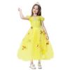 Disfraz de Halloween para niña Vestido de princesa Cenicienta de una pieza con falda interior Disfraz de Cenicienta Cos