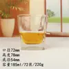 Copo de Água de Vidro para Casa Copo de Leite Copo Especial para Bebidas do Restaurante Dapax Copo de Cerveja Copo Reto Copo de Suco