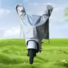 Cubierta Delantera de Motocicleta, Cubierta de Polvo para Manillar de Motocicleta, Cubierta Tipo Oreja para Protección Solar del Tablero de Instrumentos de Vehículo Eléctrico