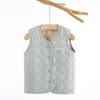 Chaleco de lana para niños, de terciopelo cálido y grueso, para bebés, de algodón grueso y con protección abdominal para niñas.