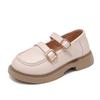 Sapatos Estudantis Femininos 2026 Nova Coleção Primavera e Outono Sapatos Pequenos de Couro Sapatos para Apresentações Estudantis Sapatos de Princesa para Crianças Maiores Mocassins