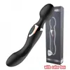 Vibrador Av Popular Recarregável por USB de Dupla Cabeça e Dupla Vibração com Vibração Forte, Masturbação do Ponto G Brinquedo Sexual Adulto Vibrador