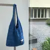 Bolsa de Hombro Grande de Ganchillo Terminada, Estilo Coreano de Vacaciones Perezosas, Nueva Colección Primavera-Verano, Tejida Hueca con Patrón de Estrellas