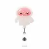 Clips retráctiles para insignias con animales marinos coloridos y diseño transfronterizo creativo, con formas de concha, pez, medusa y delfín