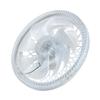 Luz LED de Ventilador Eléctrico E27 Montaje con Rosca Luz de Ventilador de Techo en Espiral Nuevo Modelo con Control Remoto para Uso Doméstico, Aspas de Ventilador Integradas