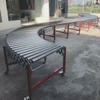 Equipamento de entrega expressa de logística linha de rolos giratórios 90 graus 180 graus linha de montagem de rolos galvanizados de aço inoxidável
