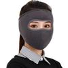 Máscara de Outono e Inverno à prova de frio e vento, lã polar quente espessa para andar de moto, pescoço, orelhas, máscara facial completa grande para homens e mulheres