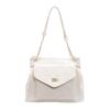 Bolsa de grande capacidade estilo coreano feminina 2025 nova bolsa de viagem bolsa de ombro artística simples e relaxante