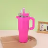 Copo Térmico a Vácuo de Aço Inoxidável 304 da Amazon com Alto Apelo Estético, Canudo, Copo para Gelo, Alça Portátil, Porta-Copos de Carro