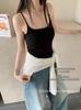 Colete Acrílico Dongdaemun 8923 1.0 Escovado Com Bojo Fixo Slim Fit Quente Casual Colete Camisola para Mulheres