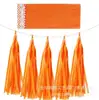 Artesanato em Papel Transfronteiriço DIY Tassel de Folha de Alumínio Balão Guirlanda de Papel Decoração de Quarto de Casamento Decoração de Festa de Aniversário e Feriado Dourado