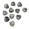 Joias Não Reembolsáveis 20*6mm Pedra Natural Cristal Rosa Pedra da Palma Ornamento Artesanato em Forma de Coração Coração de Amor