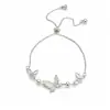 Pulsera de Concha con Mariposa Incrustada de Circonita, Lujo Ligero y Sensación de Alta Gama, Joyería Elegante y Fresca de Estilo Dulce al por Mayor