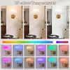 Nova Luminária de Parede Sem Fio Transfronteiriça, Lâmpada RGB a Bateria para Quarto ao Lado da Cama, Iluminação de Parede para Fundo de Sala de Estar e Escada