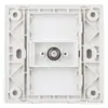 Panel de TV británico tipo 86 con conector F Cable de TV de 1 bit Interruptor CCTV Enchufe de pared para TV digital HD
