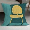 Fronha de Travesseiro Combinada Girassol Estilo Ins Almofada Travesseiro Decorativo Almofada de Sofá Nórdica Travesseiro de Encosto de Cama