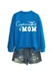 Mamá de Gimnasia Estación Independiente de Amazon Wish Sudadera Nueva de Otoño e Invierno para Mujer, Moderna y Versátil, Cómoda