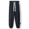 Pantalones Casuales Estilo Coreano Estilo BF para Hombre Estilo Primavera y Otoño Estilo Japonés de Moda Elegantes Pantalones Deportivos de Pierna Ancha Pantalones de Pana para Hombre