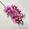 Pequeña Orquídea Mariposa Artificial de 7 Cabezas, Material de Flor Decorativa Estilo Europeo, Colores de Otoño, Flores Artificiales al por Mayor para Bodas y Hoteles