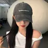 Gorra de Béisbol Retro Americana Nueva 2026 con Agujeros y Acabado Desgastado, Bordado de Letras, Marca de Moda, Gorra Versátil Casual de Pico de Pato para Mujer