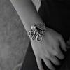 Comercio exterior nueva moda plata antigua bronce antiguo pulsera de pulpo de roca ventas directas de fábrica