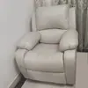 Cabina de Sofá Espacial de Primera Clase, Silla Reclinable Eléctrica Multifuncional de Cuero Transpirable para Computadora, Sofá para Belleza, Manicure, Pestañas