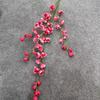 Simulação de casamento violeta voando andorinha linha flor casamento decoração de auditório flor de seda teto material de flor estrada chumbo flor alta flor falsa