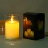 Vela Eletrônica LED Amazon Vidro Acrílico Luz de Vela Decoração de Festa de Aniversário Yao Yuan Luo