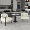 Combinación de mesa y silla de sofá de cafetería, silla de tienda de té con leche, silla de bar de libros, limpieza de bar, negociación, restaurante, tienda de postres, silla de comedor, uso comercial