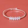 Pulsera de Zirconia y Perla Transfronteriza Simple y de Moda Accesorios Diarios Pulsera de Yiwu Suministro al por Mayor Fábrica de Joyería de Pedrería