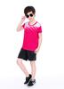 Traje de bádminton para niños, ropa para niños, traje de llegada para actividades grupales en pareja para hombres y mujeres, traje de tenis estampado, traje de tenis de mesa